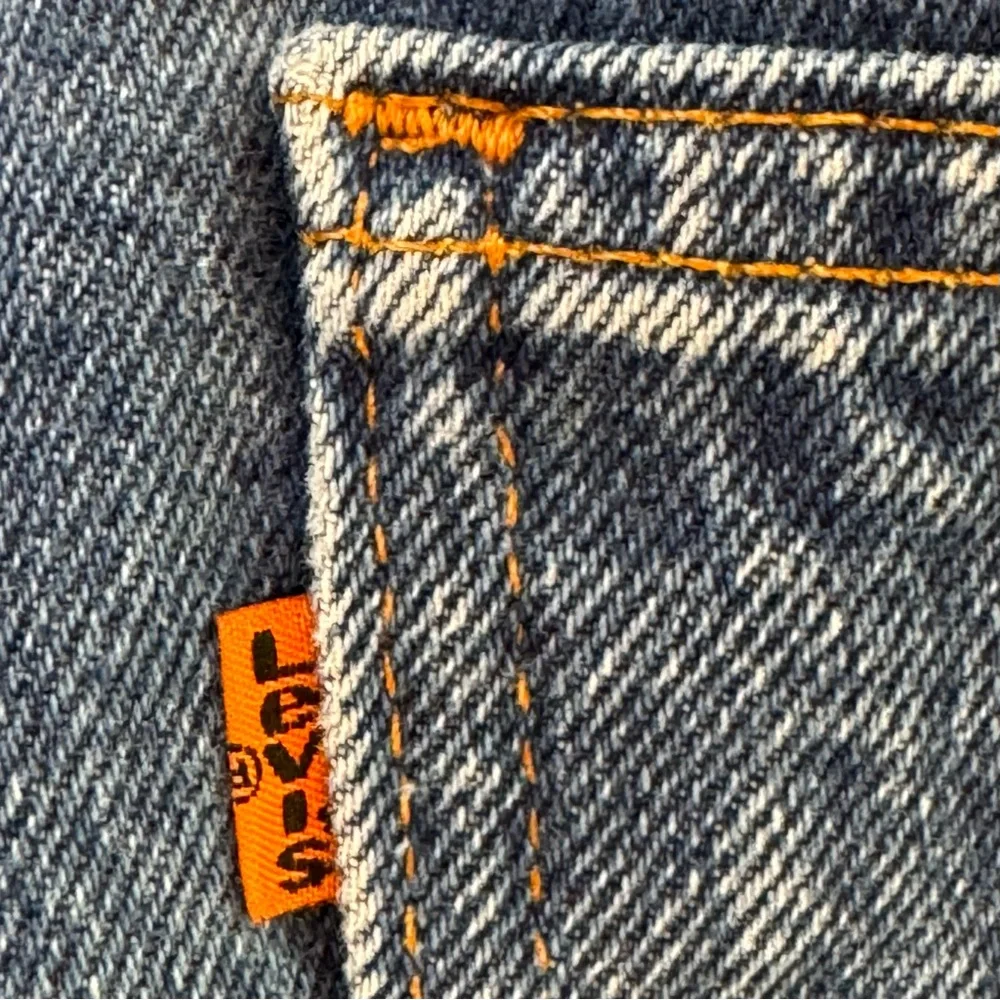 LEVI’s Vintage 506 Orange Tab Straight Leg Rare 4-Pocket Men’s Jeans (W38 L34)
